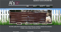 Desktop Screenshot of fenceinstalltoledo.com