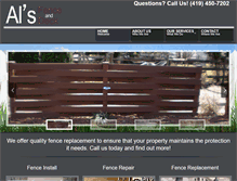 Tablet Screenshot of fenceinstalltoledo.com